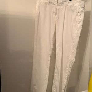 D&G whit cotton low-rise pants 46 Italian